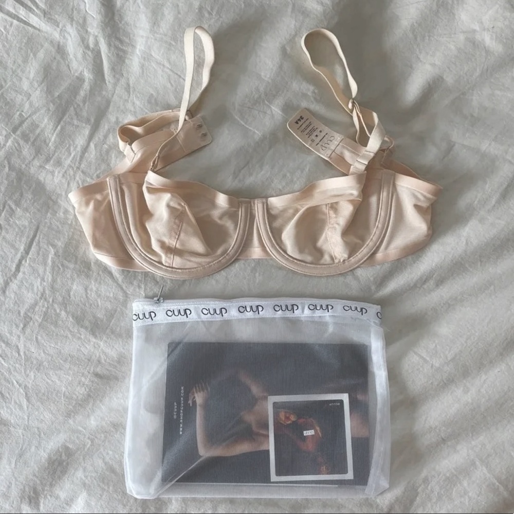CUUP Mesh Balconette Bra Blush 34A